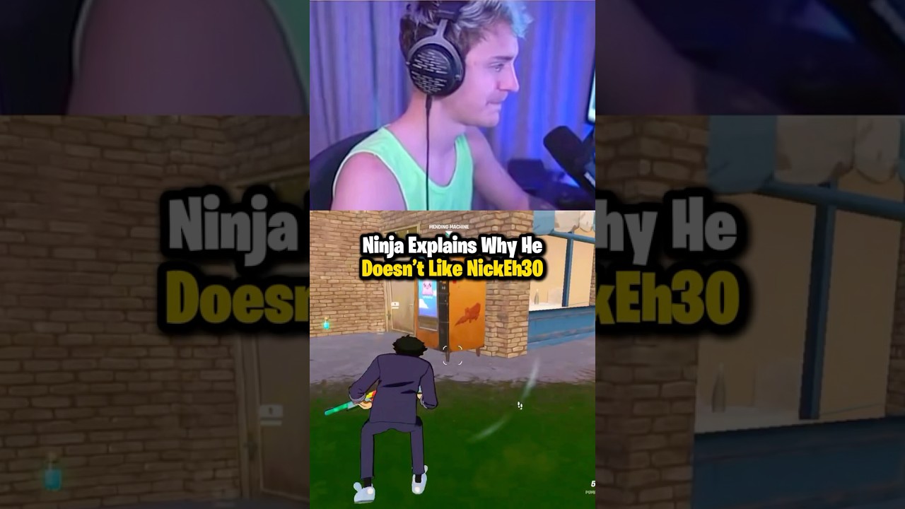 Ninja throws hate at Nickeh30&hellip; #ninja #fortnite #trending