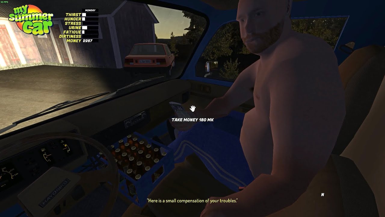 Trabalhando de uber pela madrugada - My summer car #7