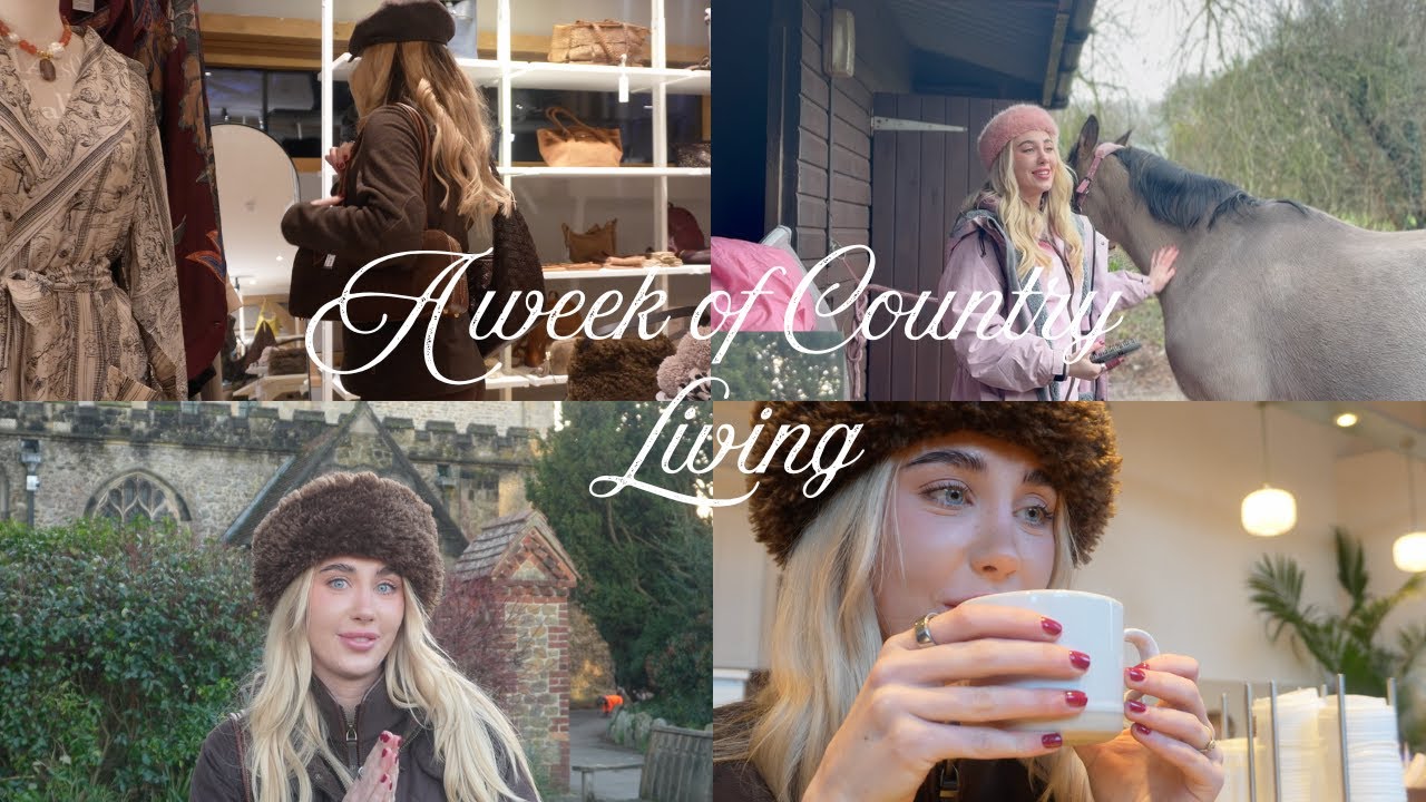 A WEEK IN MY LIFE | HORSE RIDING, SHOPPING, COUNTRY CAFÉS & HOME COOKING