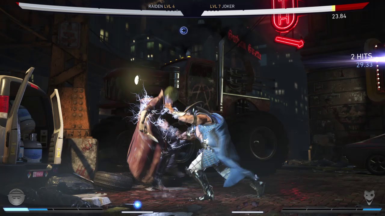 Injustice 2 Raiden vs Joker