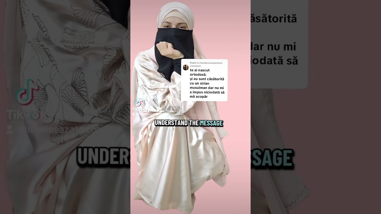 Este despre credință si supunere din credință! #romania #hijab #bucurești #crestinism #haine