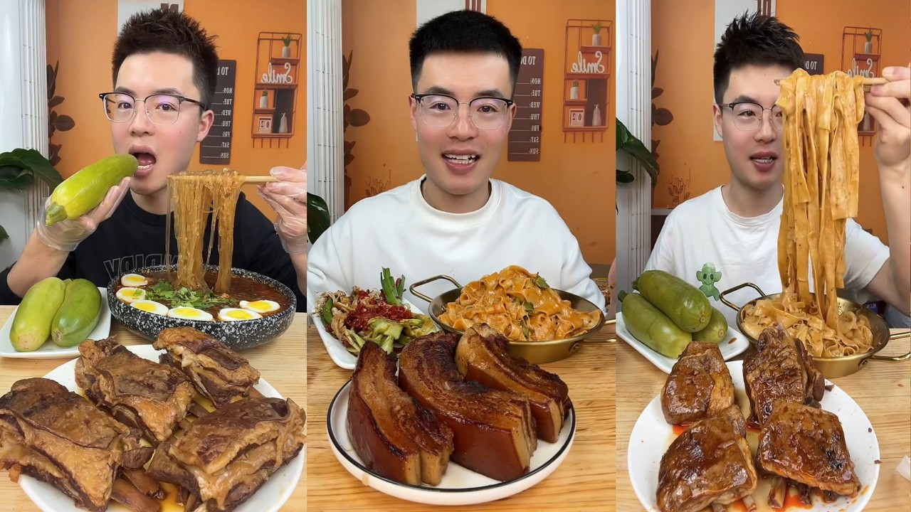 【ASMR】【MUKBANG】東坡肉 BRAISED PORK BELLY | EATING SHOW |CHINESE MUKBANG |食べ |吃播 FANG ASMR #咀嚼音 #227