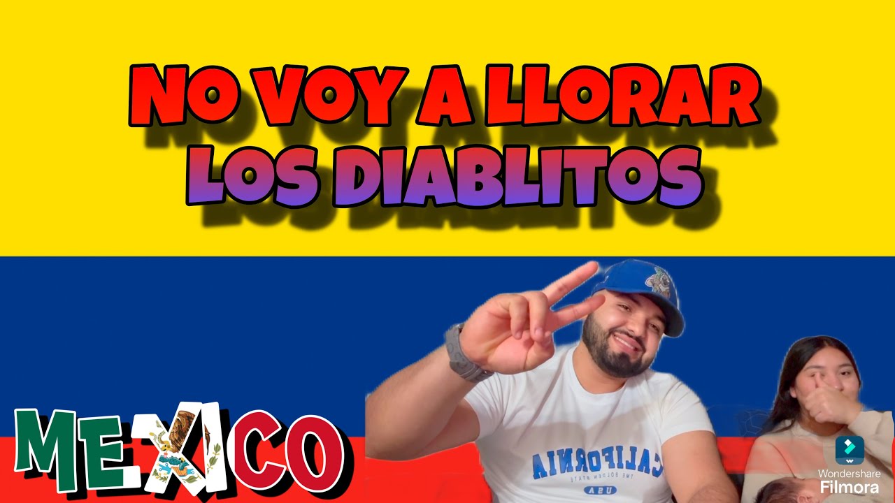 Mexicanos Reaccionan a Musica de Colombia”No voy a llorar Los Diablitos “🇨🇴🇲🇽