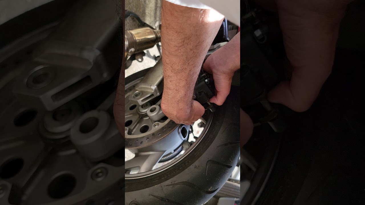 St1300 rear brake reinstall