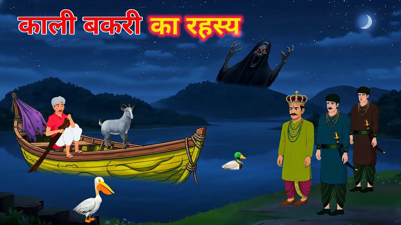 काली बकरी का रहस्य | Kali Bakri Ka Rahasya | Horror Story Hindi | Crazy Toons Hindi 