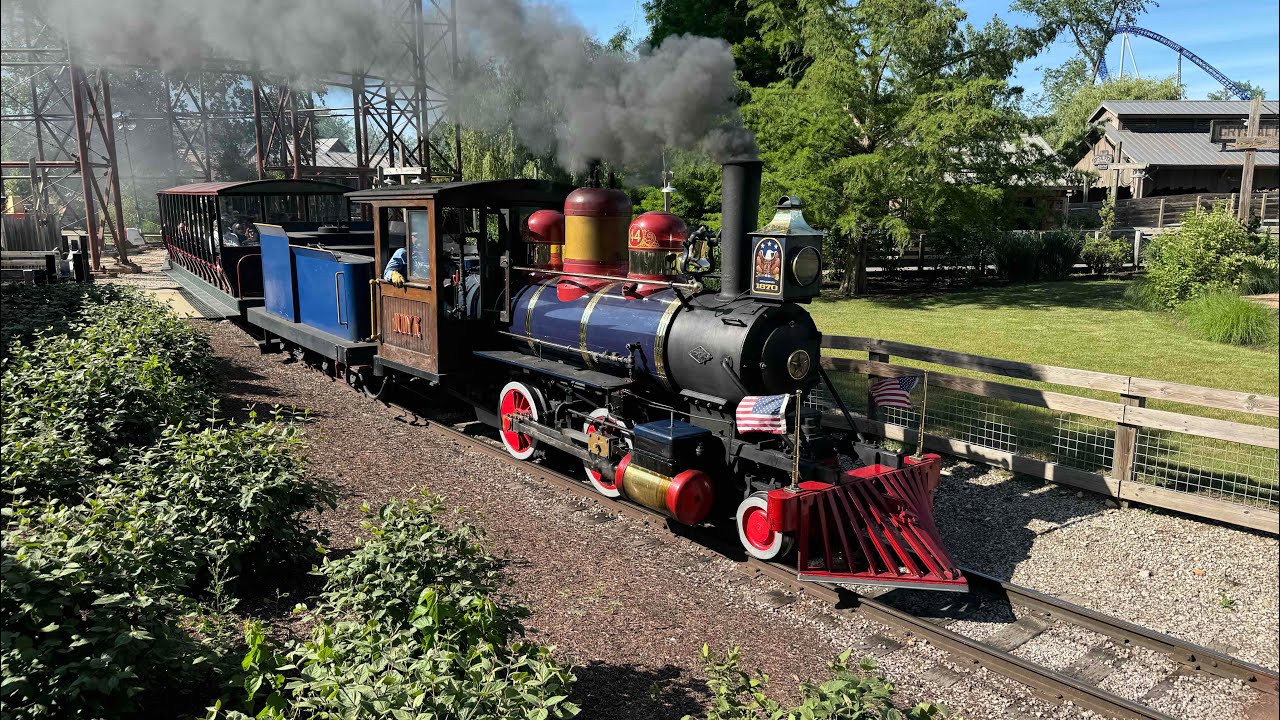 Cedar Point and Lake Erie Railroad: Frontiertown to Main Midway, June 2024