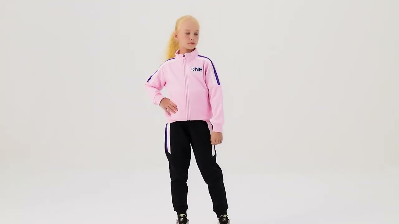 Kids girls boys tracksuit 2 pcs sports suit jogging clothing set leisure suit  training running