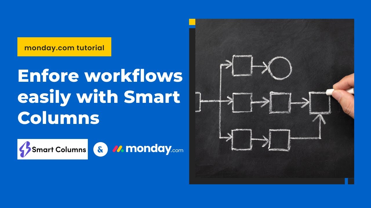 Enforce workflow automation on @mondaydotcom using Conditional Status Smart Column