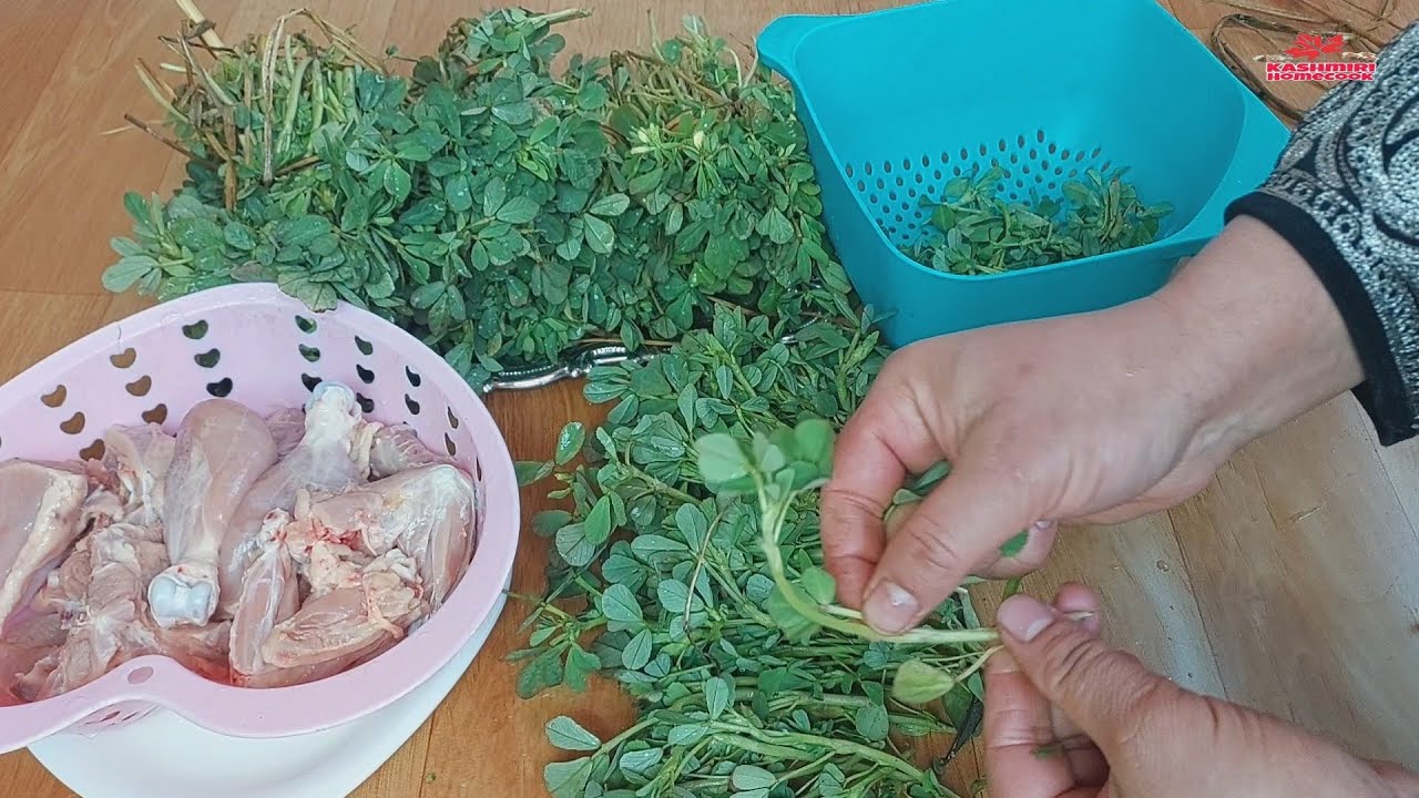 Methi chicken recipe ○ Methi kokur ○ kashmiri style methi kokur ○fenugreek recipe○Meethi chicken