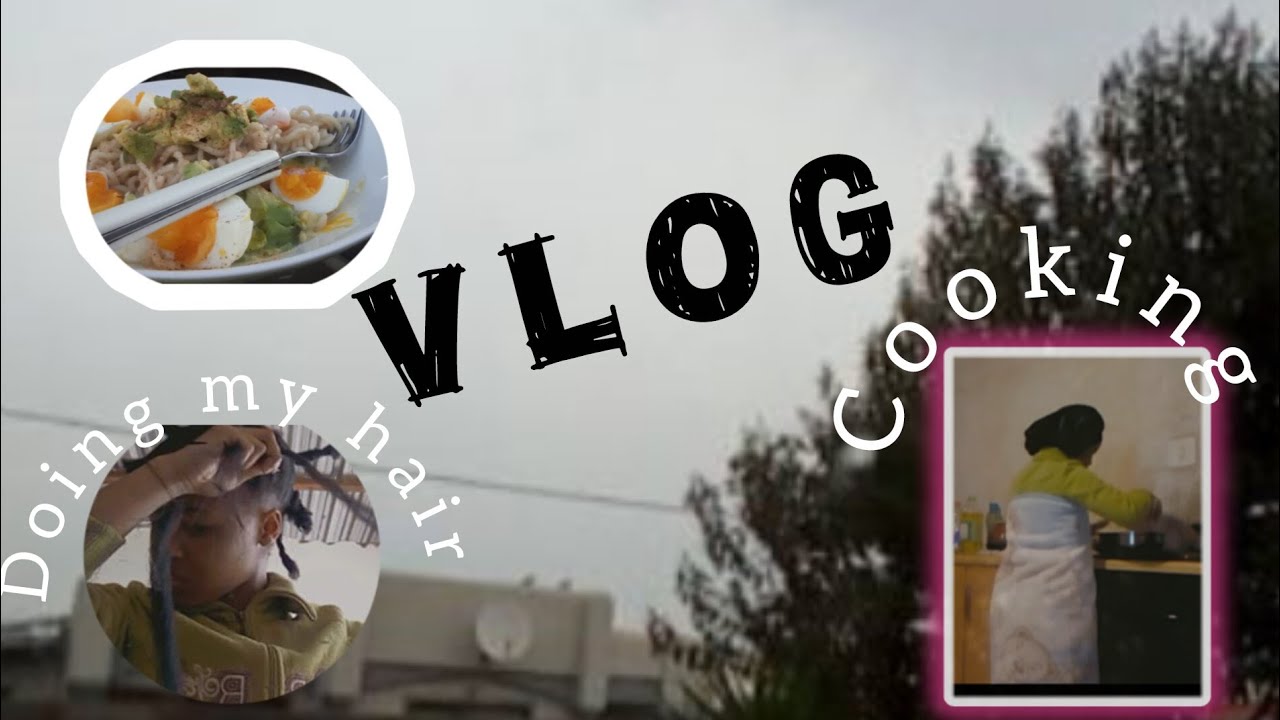 VLOG=being at home+cooking+doing my hair+more...🥺✨