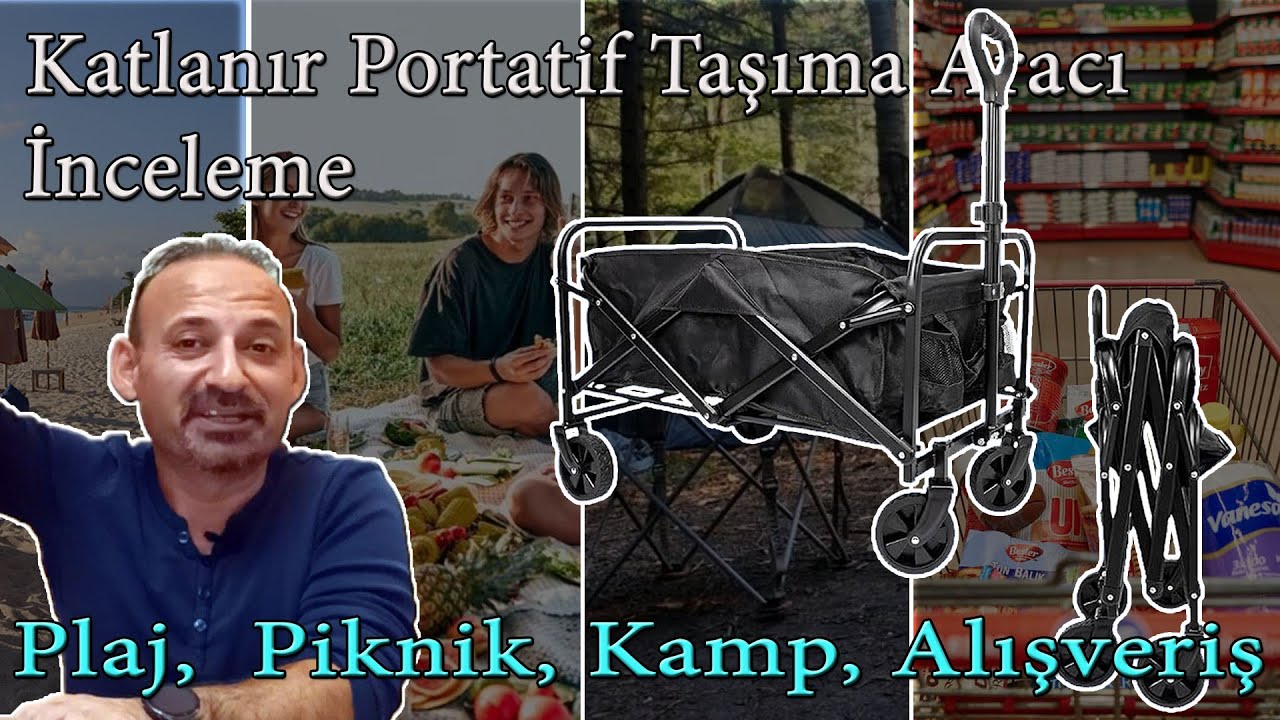 Her Bagaja Sığan Dev Yardımcı! Katlanır Portatif Taşıma Arabası İnceleme