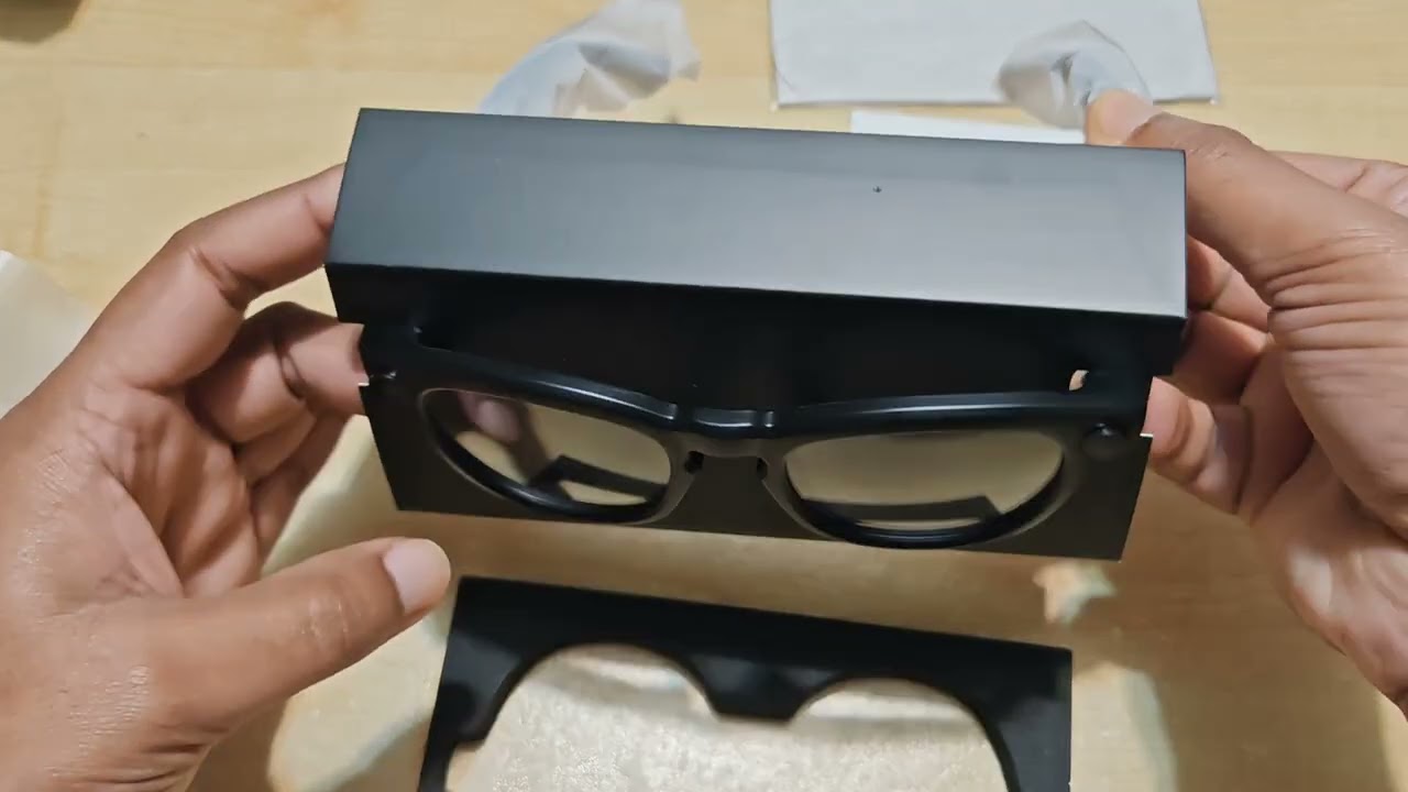 AI Smart Glasses with 4K HD Camera | Q8 Smart Glasses with camera | Unboxing