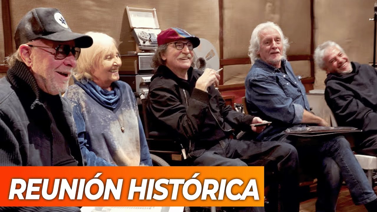 El reencuentro de Charly García, Nito Mestre, León Gieco, Raúl Porchetto y María Rosa Yorio