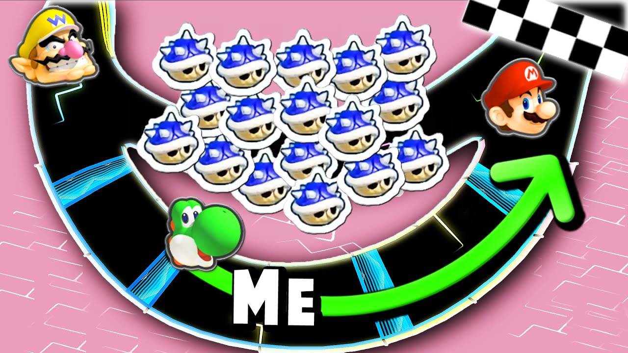Что, если бы в Mario Kart было ∞ синих ракушек?