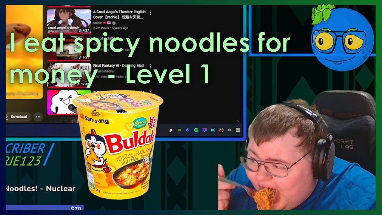 SPICY NOODLES FOR DONOS - LEVEL 1 CHEESE (2200 SHUs)