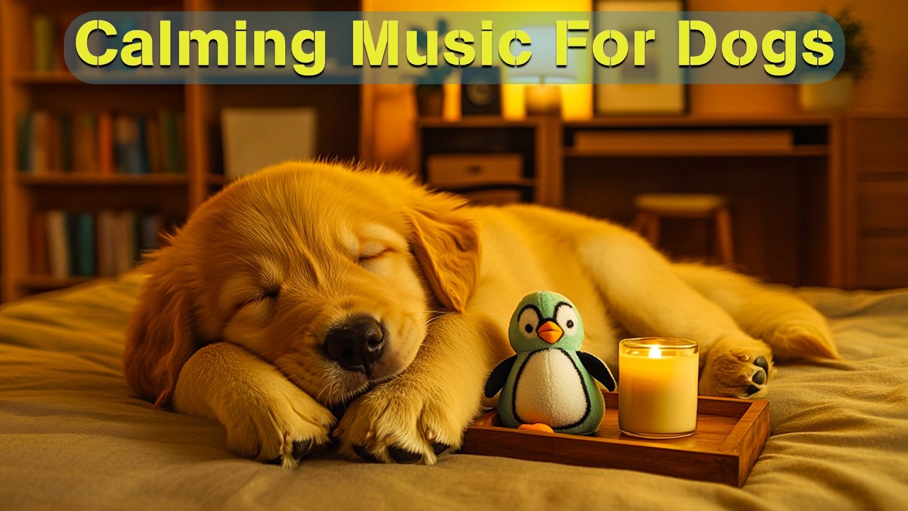 12 Hours Of Healing Dog Music🎵Calming Music for Puppies with Anxiety🐕Relaxing Music for Sleep 💤🐾