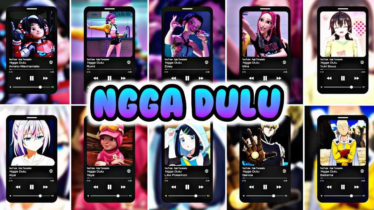 Ngga Dulu Versi Amato, Rumi, Zoey, Mira, Yuki, Alya, Yaya, Liko, Genos, Saitama 