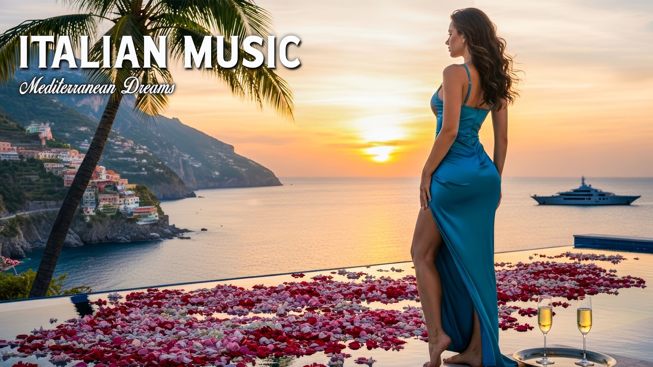 Italian Summer Vibes 🌊 Italian & Greek Guitar by the Sea | Dreamy Mediterranean Sirocco Vibes 4K