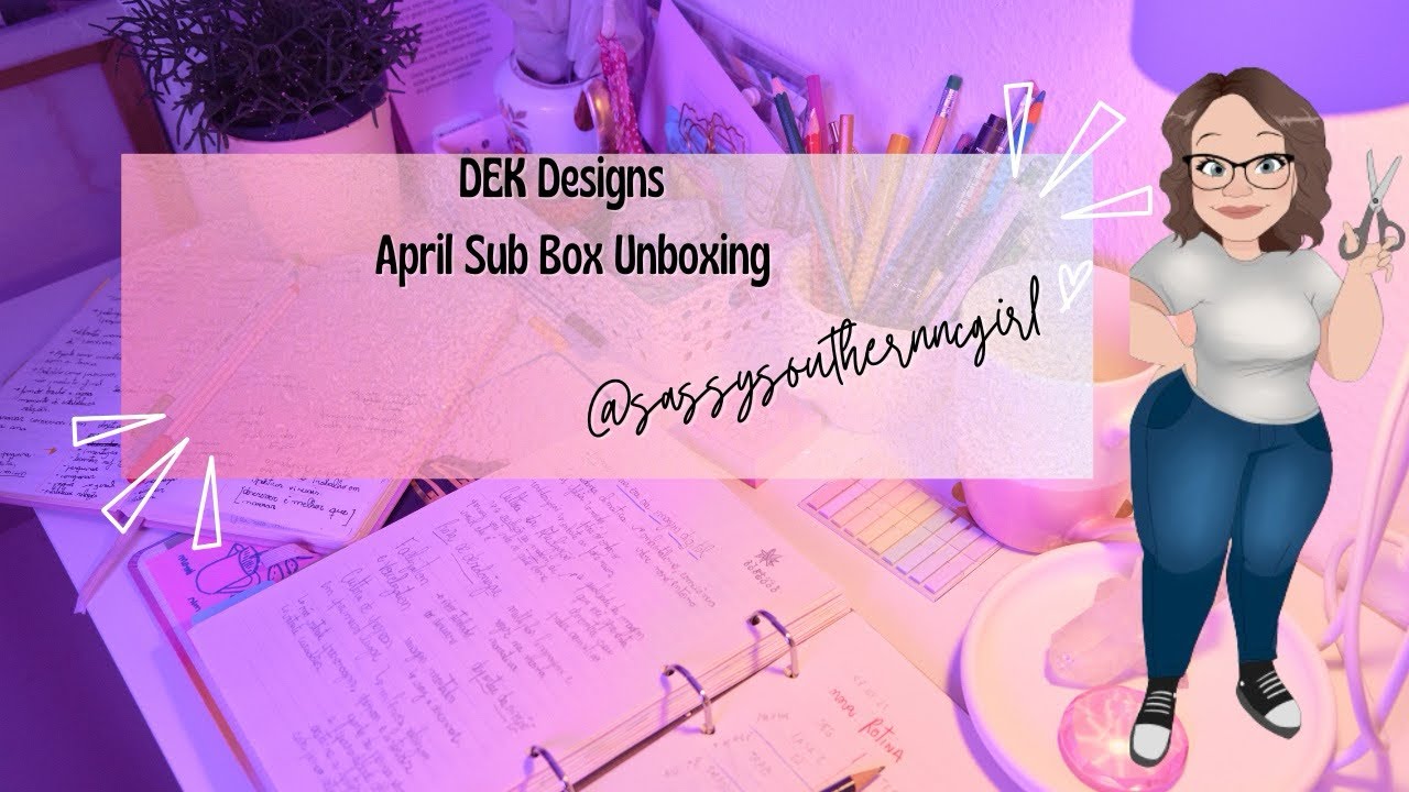 Unboxing ​⁠@dekdesignsplanner April Monthly Sub Box & B6 March Setup // April 7, 2025