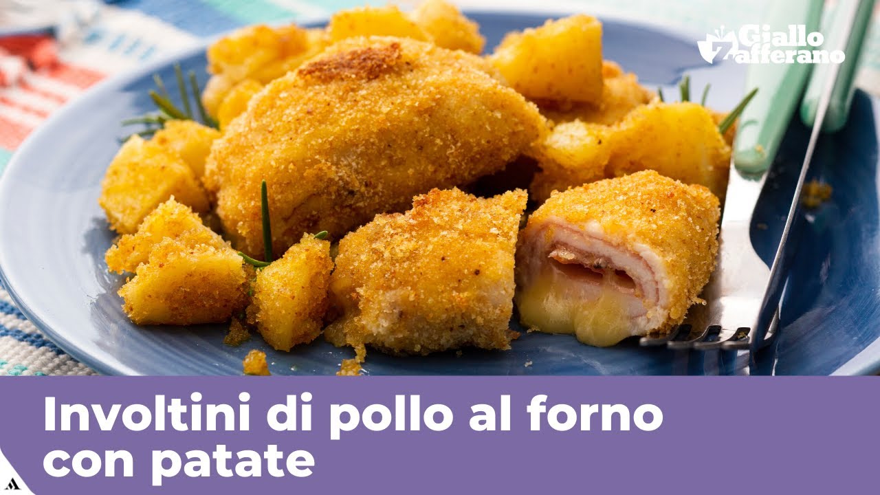 INVOLTINI DI POLLO AL FORNO CON PATATE