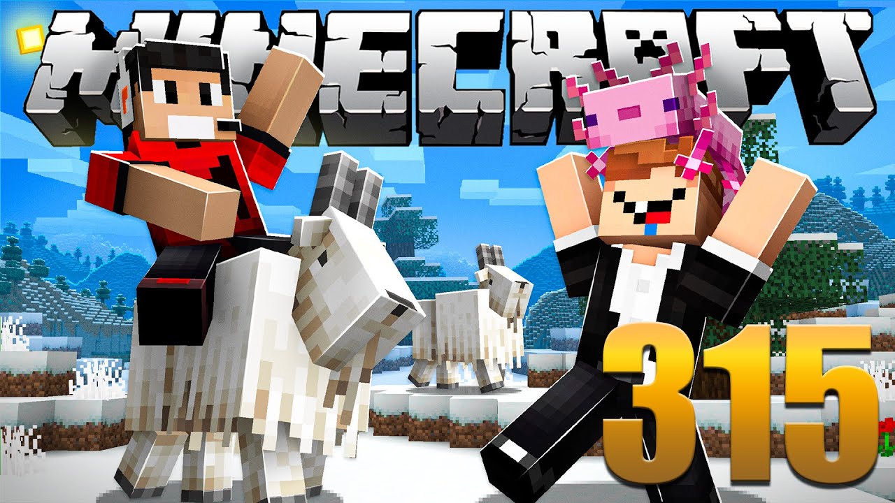 Finalmente AXOLOTES e CABRAS - Minecraft Em busca da casa automática #315