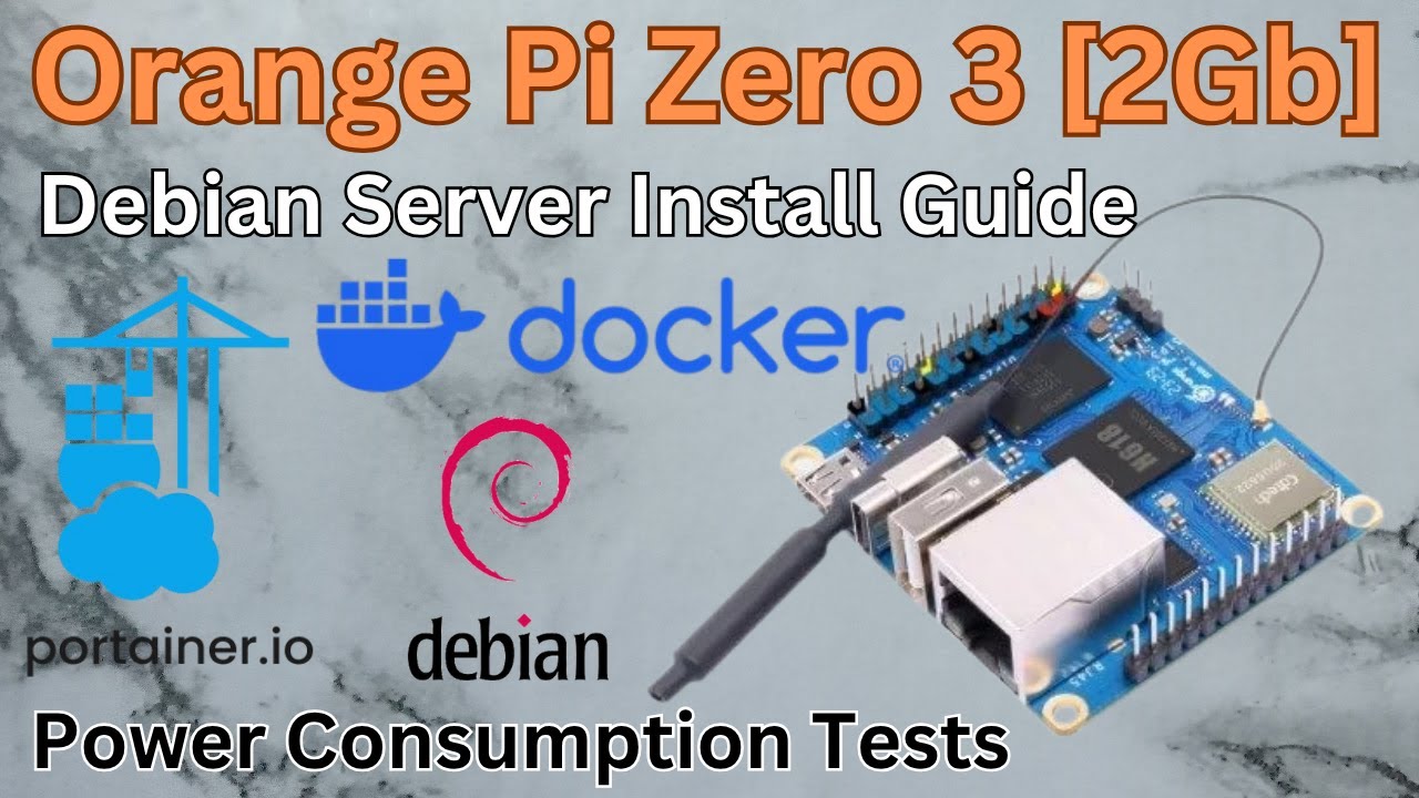 Orange Pi Zero 3 [2 ГБ] &mdash; полное руководство по установке Headless-сервера с Docker и Portainer