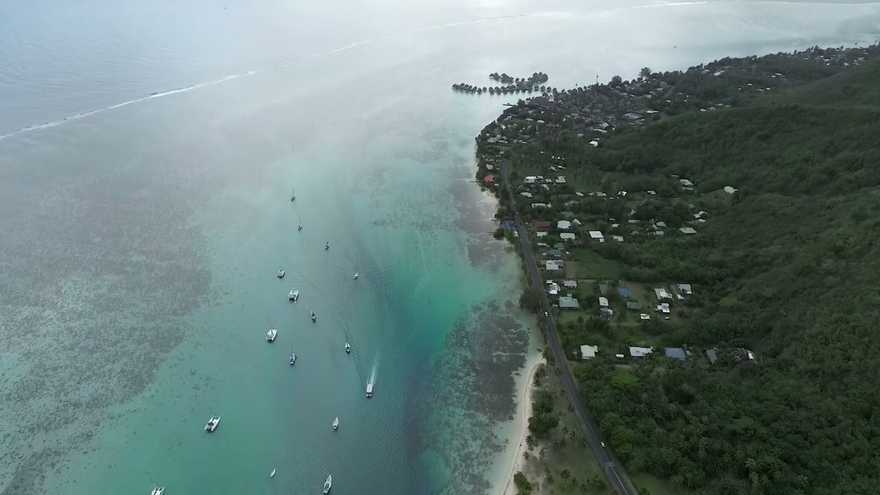 Mooera Plage de Ta'ahiamanu et Baie d'Opunohu