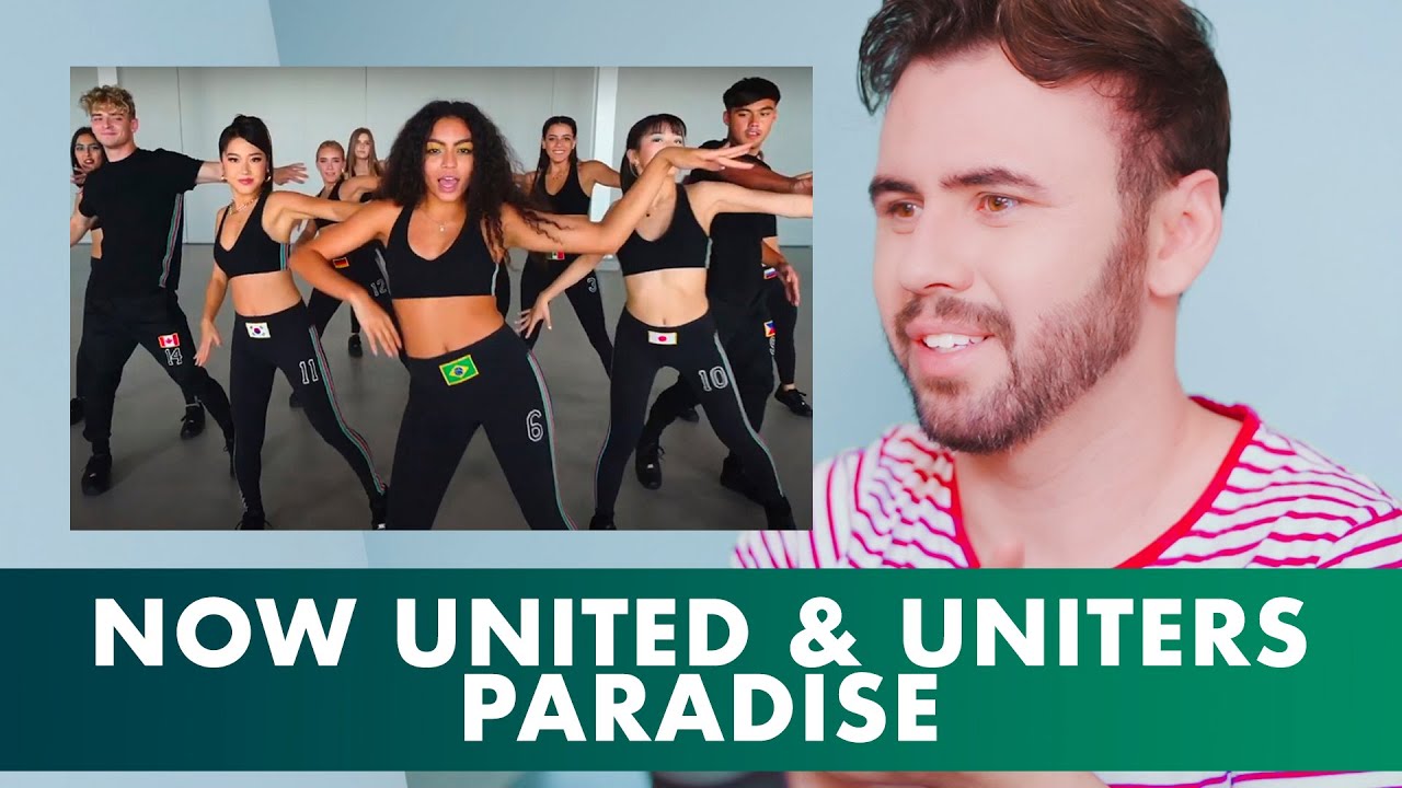 (Reação)Now United - Paradise (Official Uniters Dance Video)