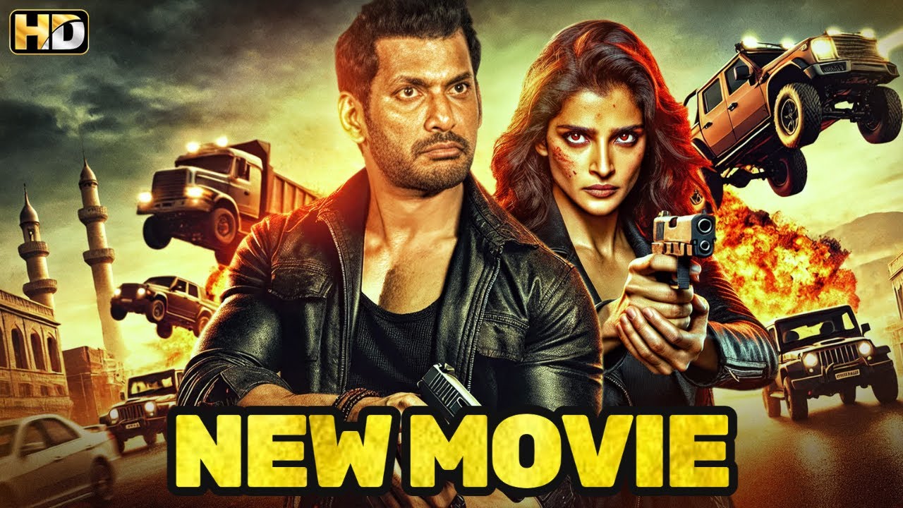 New South Indian Movies Dubbed In Hindi 2025 Full - Vishal & Shraddha's Action Movie  CHAKRA KA...