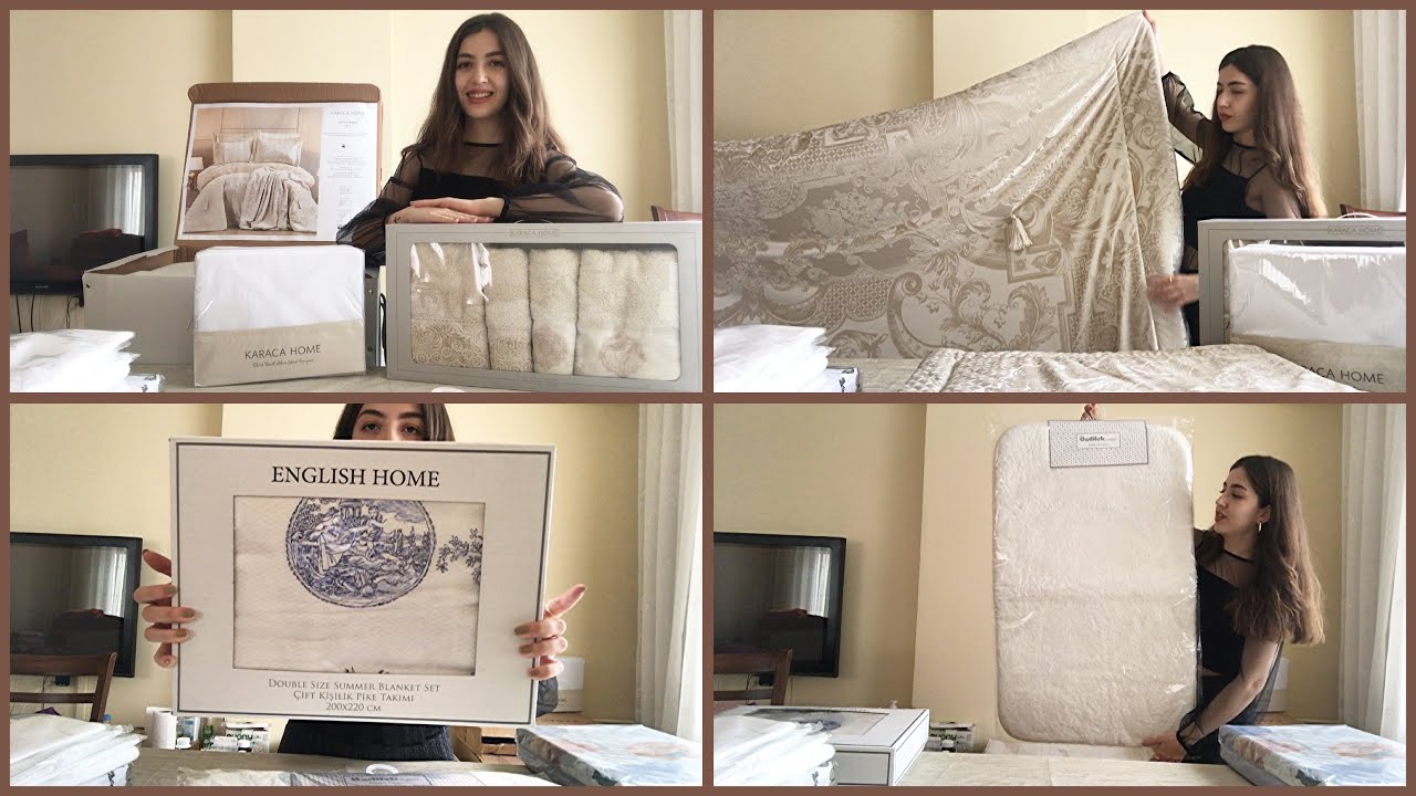VALERİA GOLD ÇEYİZ SETİ, NEVRESİM TAKIMLARIM, HAVLULAR, KARACA EVLİLİK PAKETİ