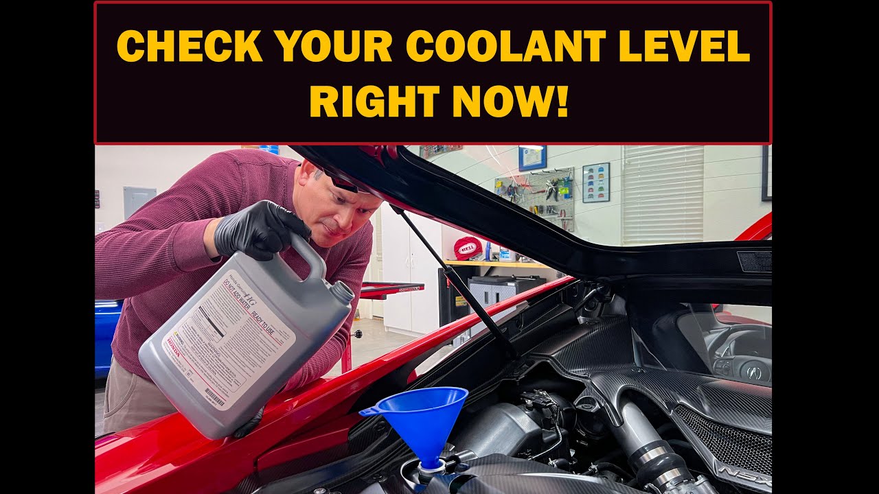 Check Your Coolant Reservoir Tank Frequently (NC1 Acura NSX)