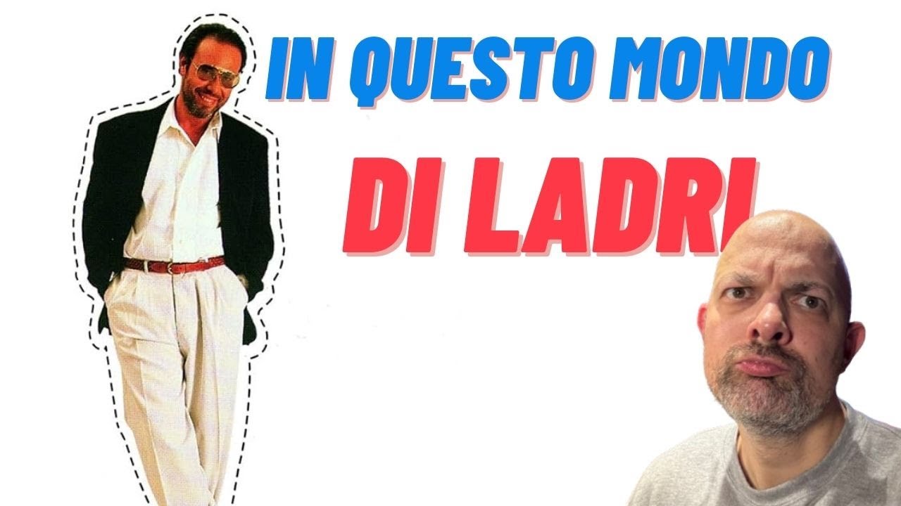 IN QUESTO MONDO DI LADRI - ANTONELLO VENDITTI - DRUM COVER