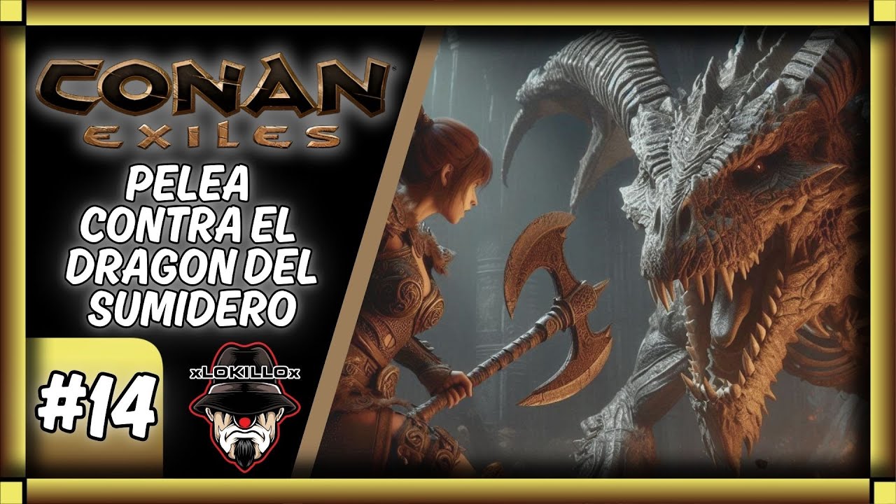 Conan Exiles 2025 #14 | PELEA CONTRA EL DRAGON DE HUESOS | Gameplay Español