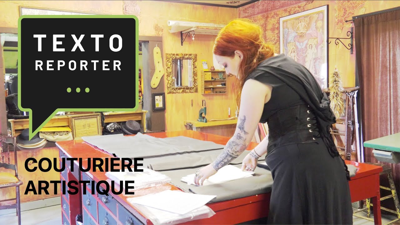 Texto reporter: Couturière artistique