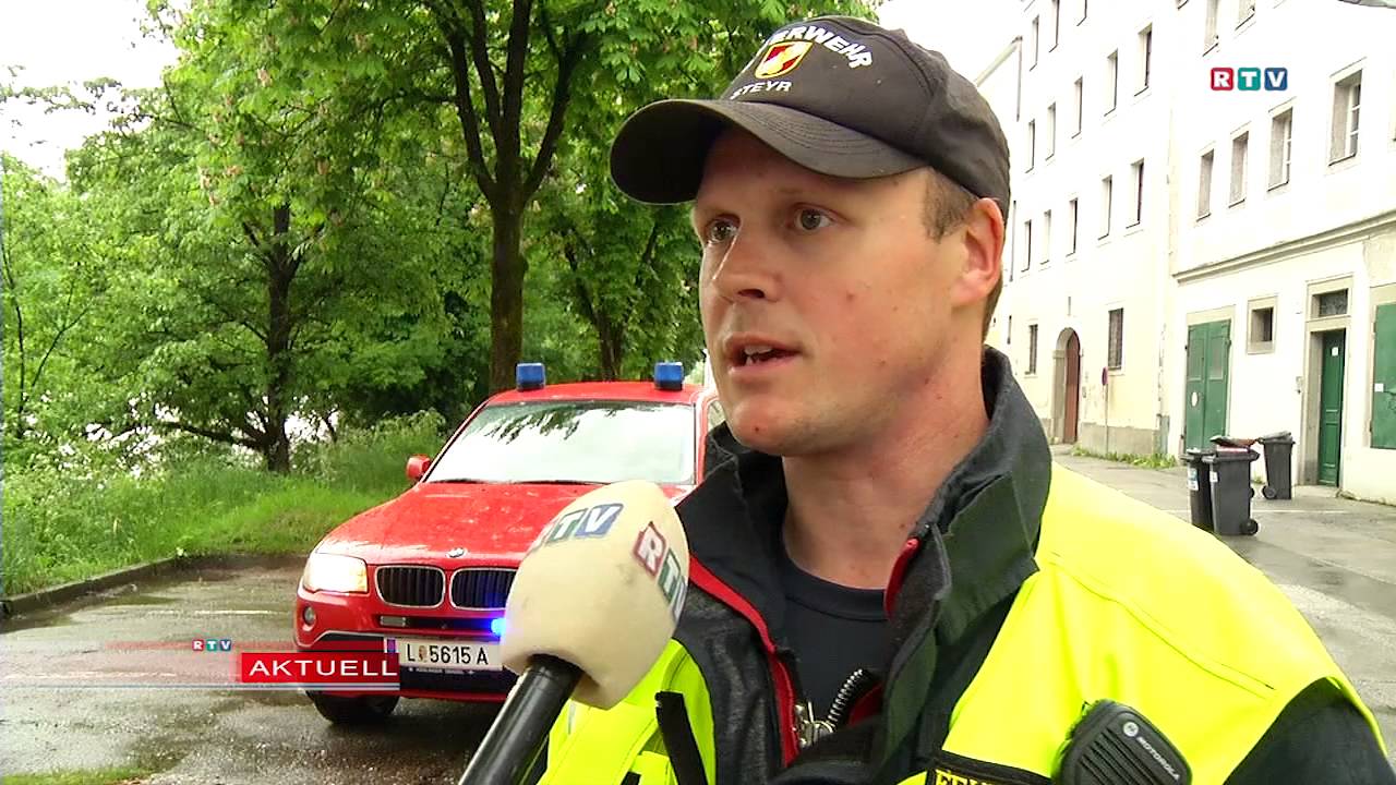 RTV Aktuell Hochwasser Steyr 2014