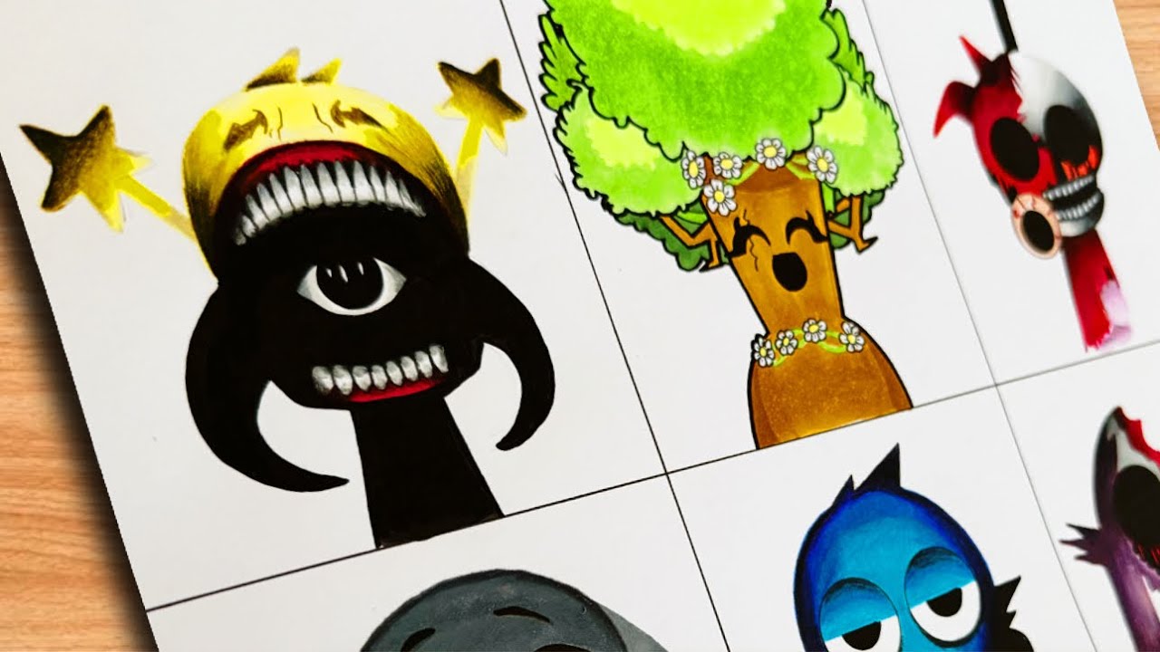 Drawing INCREDIBOX SPRUNKI [ Phase 3 Remastered ]