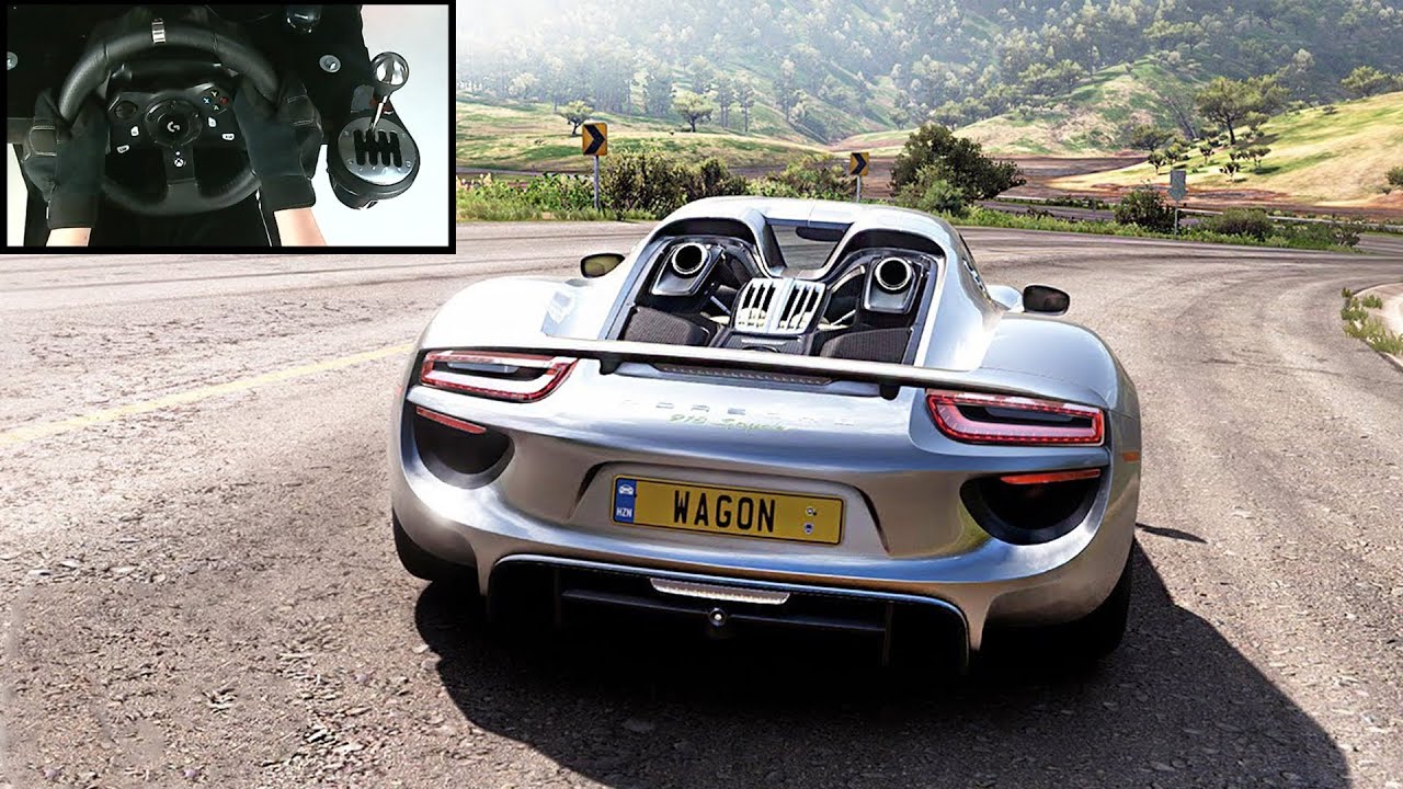 1,192HP Porsche 918 Spyder | Forza Horizon 5 | Steering Wheel Gameplay