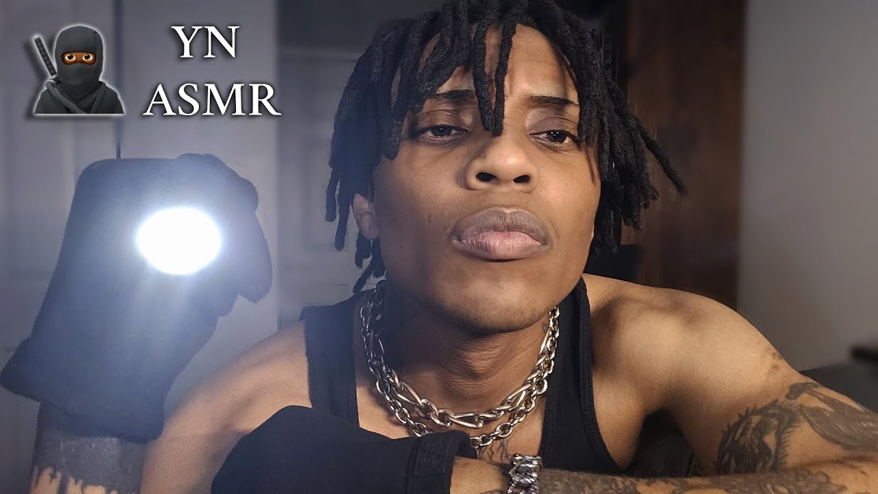 ASMR But your Doctor is a YN 🥷🏽 | Cranial Nerve Exam