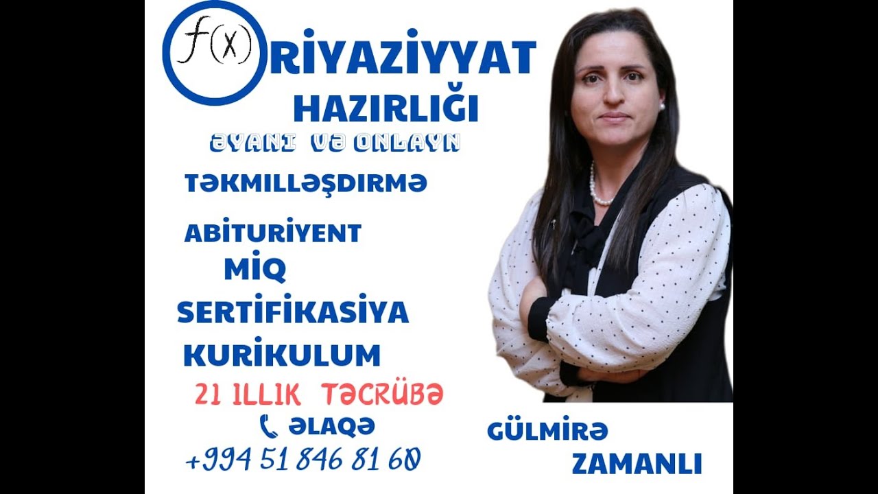 Müsahibə 9 cu ödənişsiz dərs Zamanlı Gülmirə 0518468160
