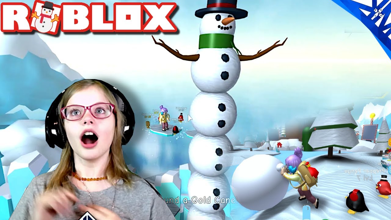 HUGE Giant Snowmen - Tallest EVER! Roblox SNOWMAN SIMULATOR