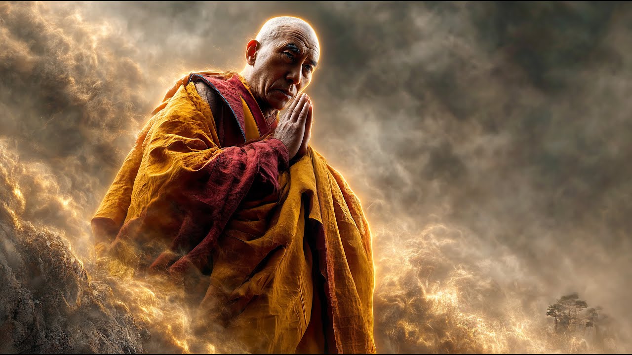 Tibetan Monk Meditation 432Hz – Stress Relief, Remove Bad Energy & Calm the Mind