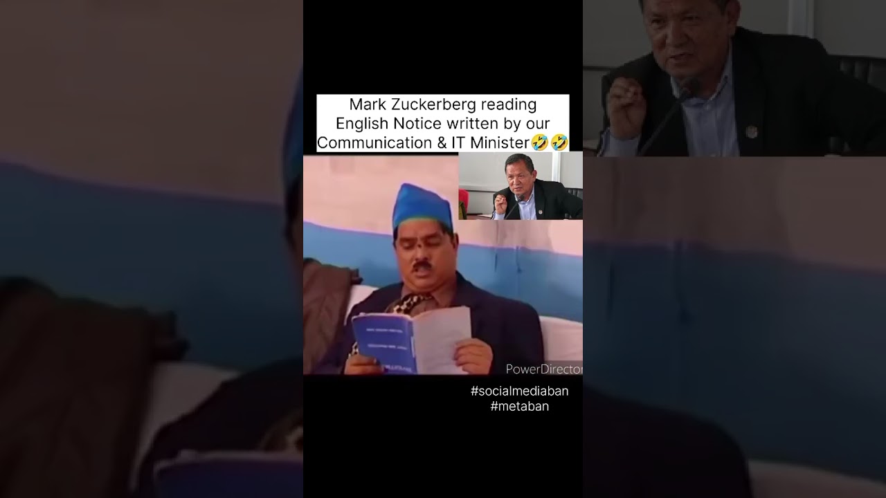 Social Media Ban in Nepal😡😡 #markzuckerberg #socialmediaban #comedy #funny