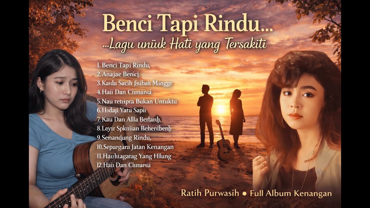 Benci Tapi Rindu – Full Album Ratih Purwasih | Lagu Kenangan Paling Menyentuh Sepanjang Masa