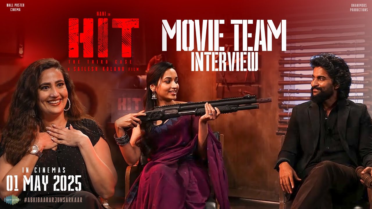 Hit 3 Movie Team Interview | Nani | Srinidhi Shetty | Sailesh Kolanu | Book Your Tickets Now