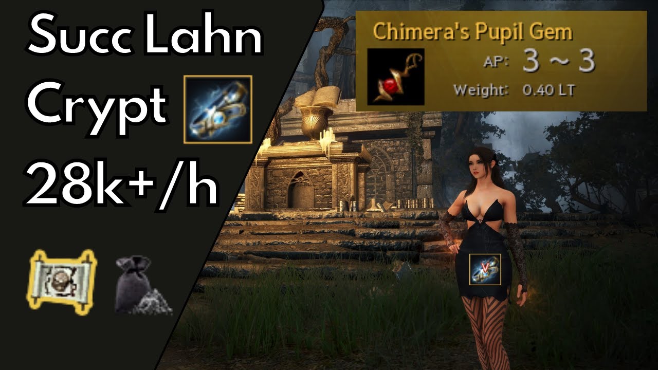 BDO | Crypt of Resting Thoughts - Elite Rotation | Succ Lahn | 28k+