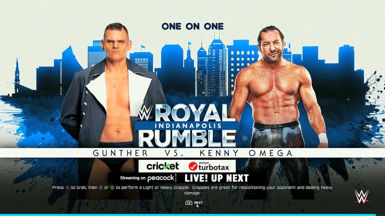WWE 2K25 FULL MATCH: - GUNTHER vs. Omega - Legacy Match