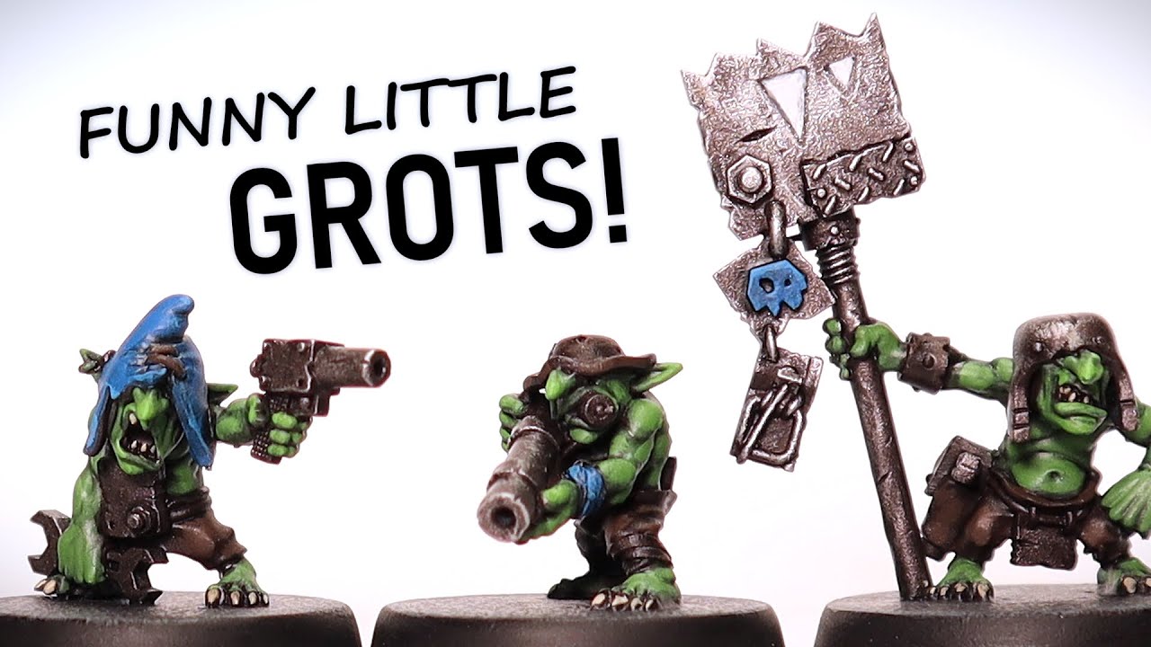 Painting 40k Grots, FAST! (Mezgike Minis)