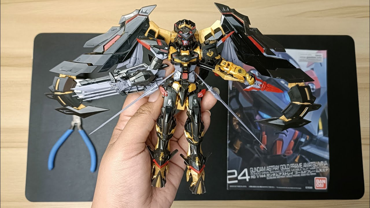 RG Astray Gold Frame Amatsu Mina - Bandai | ASMR BUILD| BANDAI | GUNDAM | GUNPLA