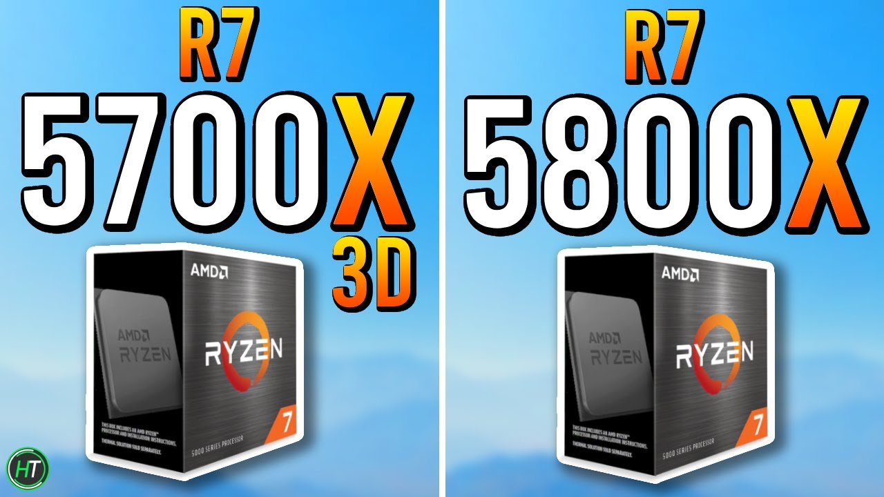 R7 5700X3D vs R7 5800X  -  X3D or More GHz Best?!