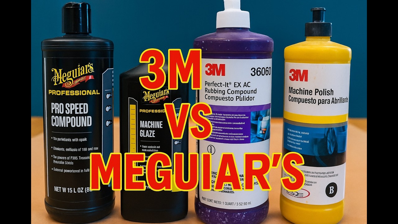 3M vs Meguiar’s Buffing Compound – Which One Wins?/ GIVEAWAY WINNER!!